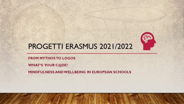 Progetti Erasmus a. s. 2021-2022